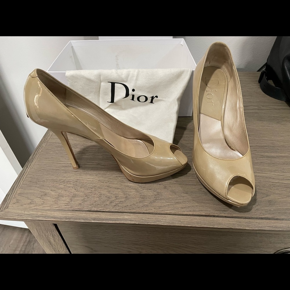 Dior nude pumps, size 40.5 (10.5) - Picture 9 of 10